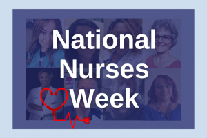 National Nurses Week featuring photos of aspen students