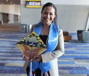 Alona Roldan at 2021 Commencement Ceremony 