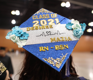 Decorated graduation cap