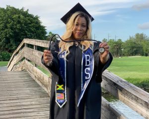 Coretta Hunter's graduation picture