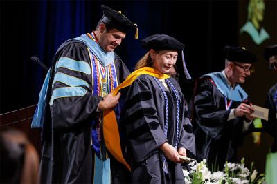 DNP graduate at 2021 Graduation Ceremony