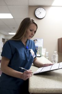 What are clinicals a picture of student nurse and a clock.jpg