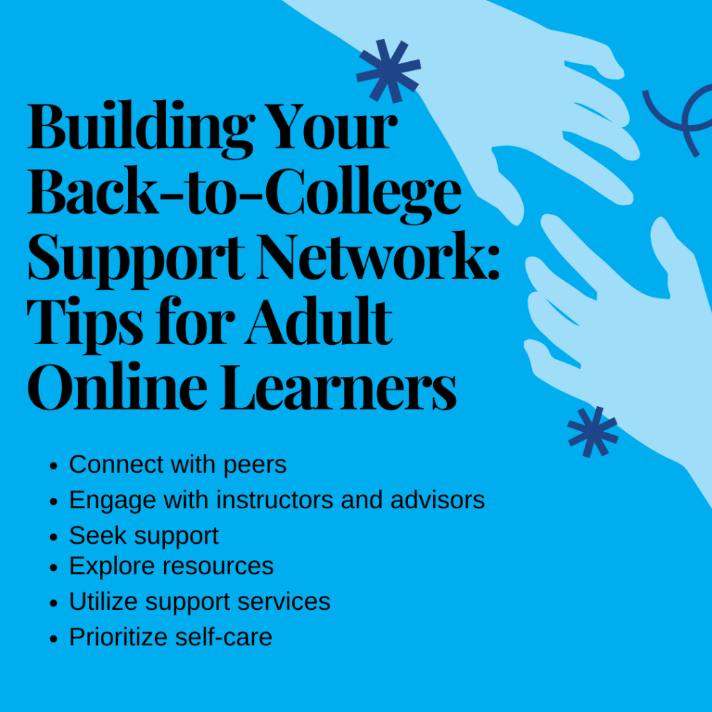 Building Your Back-to-College Support Network: Tips for Adult 